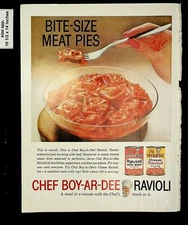 1959 Chef Boy-Ar-Dee Ravioli Vintage Print ad 015656