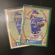 2021 TOPPS GYPSY QUEEN BO BICHETTE GREEN PARALLEL + BASE BLUE JAYS ALL-STAR