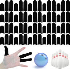 HALLEAST 60 Pieces Finger Sleeves for Bowling, Disposable Bowling Thumb Sleeves