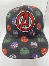 YOUTH THE AVENGERS Hat Cap SnapBack Iron Man Hulk Captain America Marvel