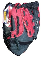 Franklin 4389 BJL 12 1/2  Fielders Baseball Glove LH Throw RTPSeries Red Mitt