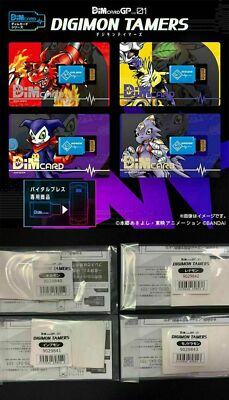 DIGIMON TAMERS Dim card GP vol.01 Vital bracelet Accessories 4 types JP Official