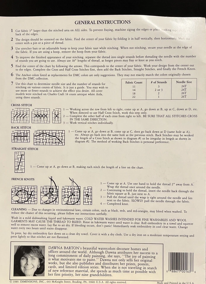 Dimensions Summer Gardens by Dawna Barton, 1989 - Image 2 of 4