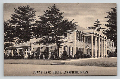 Postcard Towne Lyne House Newburyport Turnpike Route 1 Lynnfield MA Unposted
