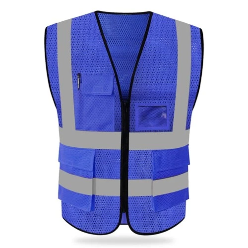 HYCOPROT High Visibility Mesh Safety Reflective Vest with Pockets and Zipper,... video thumbnail