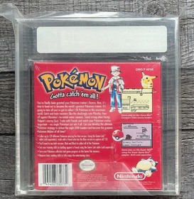 1998 Pokemon Red Version Game Boy FACTORY SEALED MINT VGA 90 Uncirculated UNC