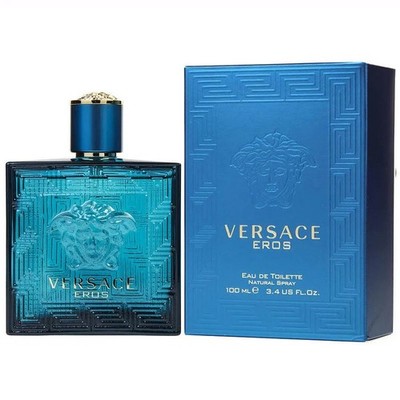 Versace Eros by Versace 100 ml 3.4 oz EDP Cologne Spray for Men New