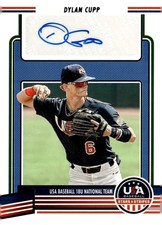 2023 Stars & Stripes USA Baseball Dylan Cupp 18U National Team Signatures