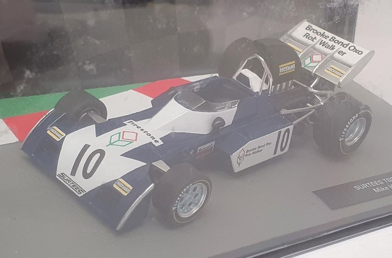 Altaya 1/43 Scale F1 Surtees TS9B #10 M. Hammond Blue White Model Car