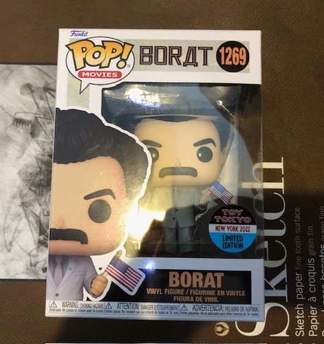 Funko Pop! Movies: Borat-NYCC 2022 Toy Tokyo Exclusive IN BOX