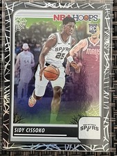 2023-24 Haunted Hoops SIDY CISSOKO Holo Spider Web #143 Rookie Card RC Spurs SP. rookie card picture