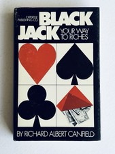 Blackjack Your Way To Riches 1977 Rare 1st Edition Hardcover Richard Canfield Nf