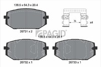 Pagid Bremsbelagsatz Scheibenbremse T4241N FüR Hyundai Tucson NX4E NX4A Crdi 48V