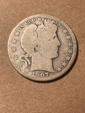 1907 O Barber Half Dollar - As Shown! (#1254)