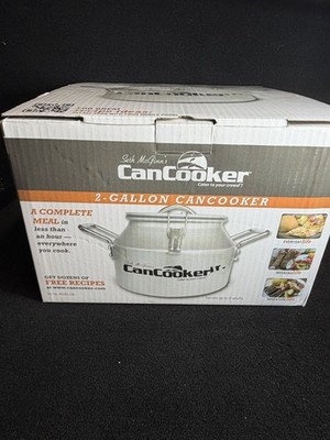 Seth McGinns Can Cooker Jr. Camping 2 Gallon Aluminum Steamer Cooking Pot