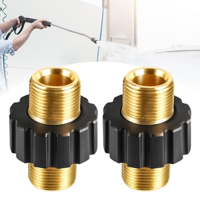 #ad #ad 2Pack 5000PSI Pressure Washer Adapters Set Quick Disconnect Kit M22 Swivel NEW $13.69