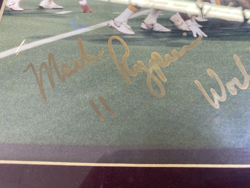 Impresión firmada por Mark Rypien Super Bowl 1992 Redskins Vs Bills Foto 3 de 4