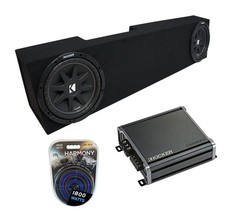 2006-2015 Fits Dodge Ram Mega Cab Kicker Comp C10 Dual 10 Sub Box CXA800.1 Amp