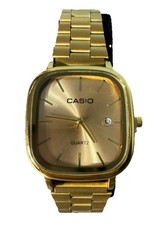 CASIO 3298 -A168 Series Stainless Steel Quartz Analog Gold Water Resistant