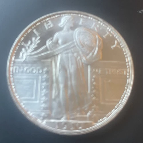 1 oz Standing Liberty Silver Round • BU • .999 Fine • Golden State Mint GSM