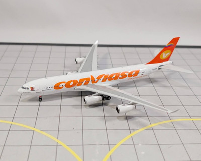 CONVIASA Airbus A340-200 Aircraft Model 1:400 Scale Phoenix YV1004