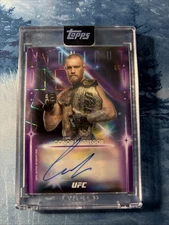 2025 Topps Midnight UFC Glimmer Graphs Conor McGregor Black Light Parallel 1/1 