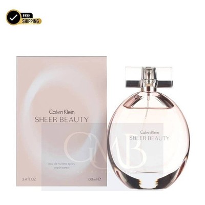Calvin Klein CK Sheer Beauty Eau de Toilette 3.4 oz 100 ml Spray Women Perfume
