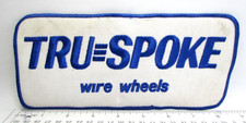 Vintage Tru-spoke Wire Wheels Large Jacket Back Patch Fallbrook Ca Automotive A