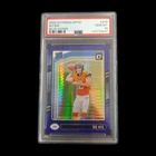 2024 Panini Donruss Optic Bo Nix Blue Hyper Prizm Rookie PSA 10