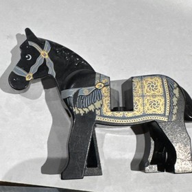 Lego 7569 Black Horse Minifigure.  Prince of Persia Aksh
