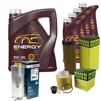Mann Inspektionspaket 9L Mannol Energy 5W-30 FüR Audi A6 Avant 2.7 TDI Quattro