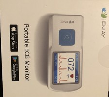 EMAY Bluetooth Portable ECG/EKG Monitor For iPhone & Android mac & Windows EMG20