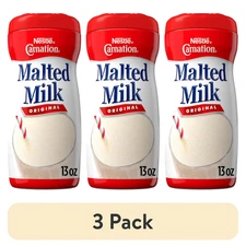 (3 pack) Nestle Carnation Original Malted Milk Powder Mix, 13 oz Malty Delicious