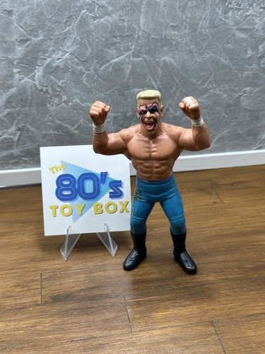 WCW Sting 1990 Galoob 5-inch Action Figure Blue Pa...