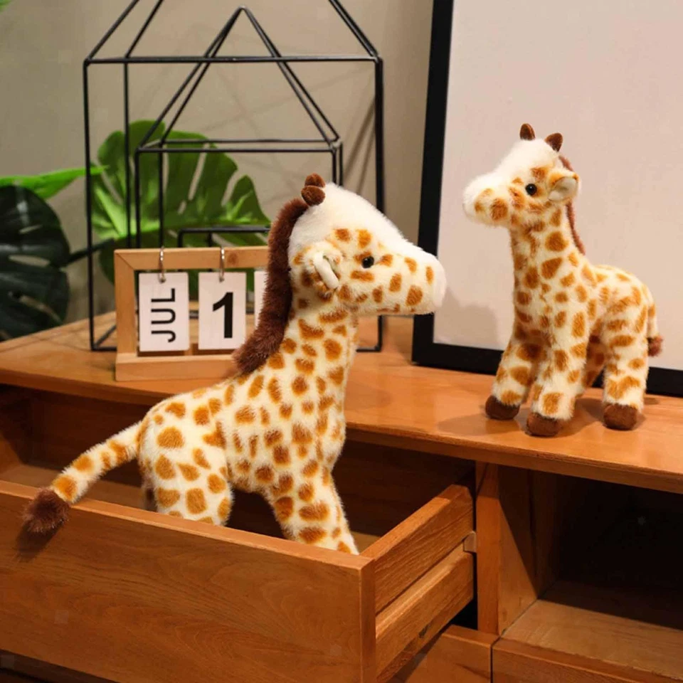 MARKENLOS Giraffe Stofftier Wildtier Baby Shower Leichtes schönes Kuscheltier
