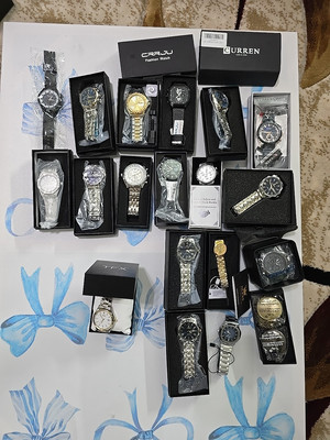 Lot Of 19 POEDAGAR , Olevs Curren  Wrist watches  Waterproof Watch Men Quartz#26