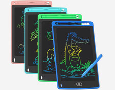 4 Pack LCD Writing Tablet for Kids, 8.5 Inch Colorful Doodle Board Drawing Ta...