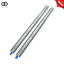 1Pair Heavy Duty Drawer Slides 34" 250 lb Load Capacity Side Mount Extension