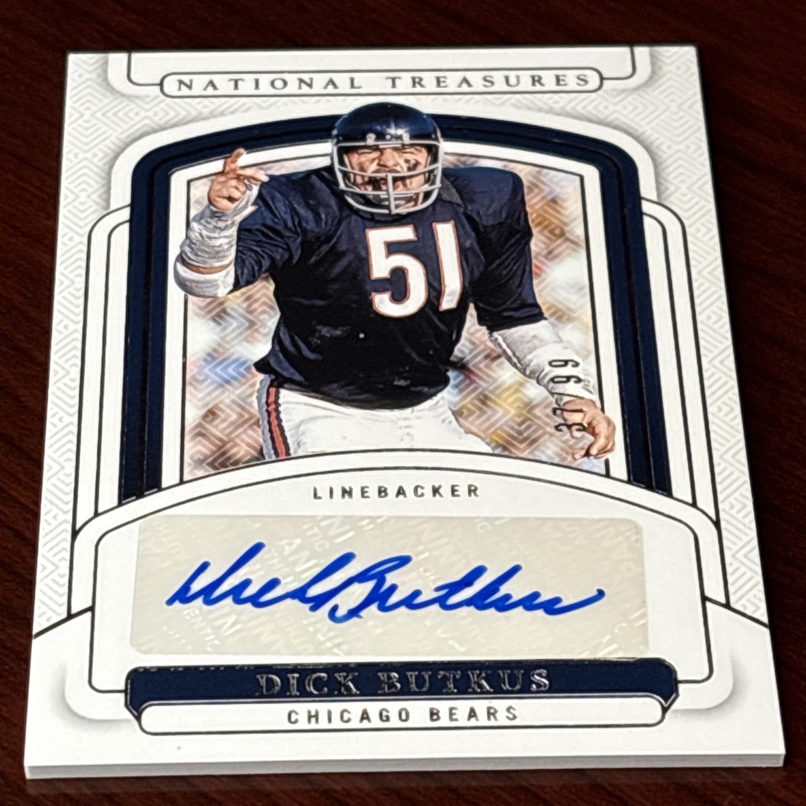 Dick Butkus 37/99 Auto “National Treasures” 2024 🔥🔥🔥 view 9