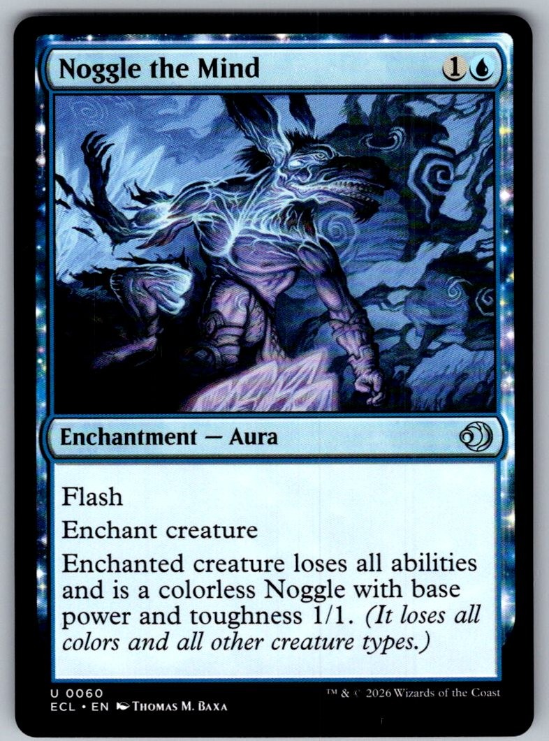 MTG - NOGGLE THE MIND 60 LORWYN ECLIPSED ECL UNCOMMON LP