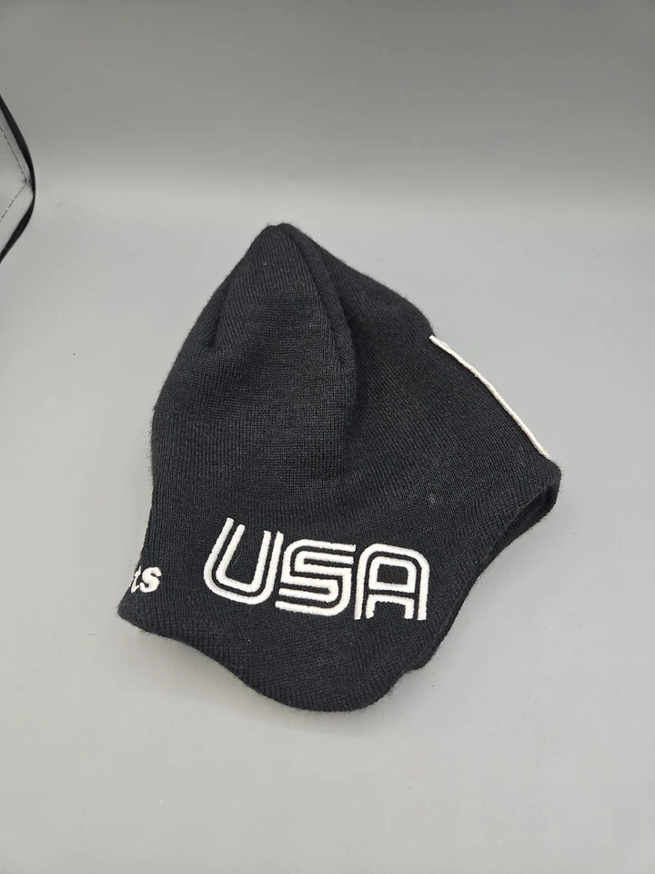 Gorro Torino parche negro de los Juegos Olímpicos de Invierno de Estados Unidos Roots 2006 talla L/XL Foto 2 de 4