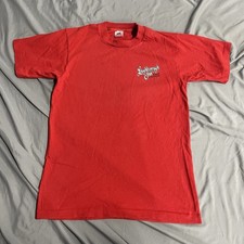 Vintage 90s Loughborough Inn Battersea Canada Red T Shirt Size M Made In USA