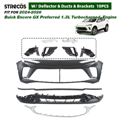 For 2024-2026 Buick Encore GX Front Bumper Assembly w/ Deflector& Bracket & Duct