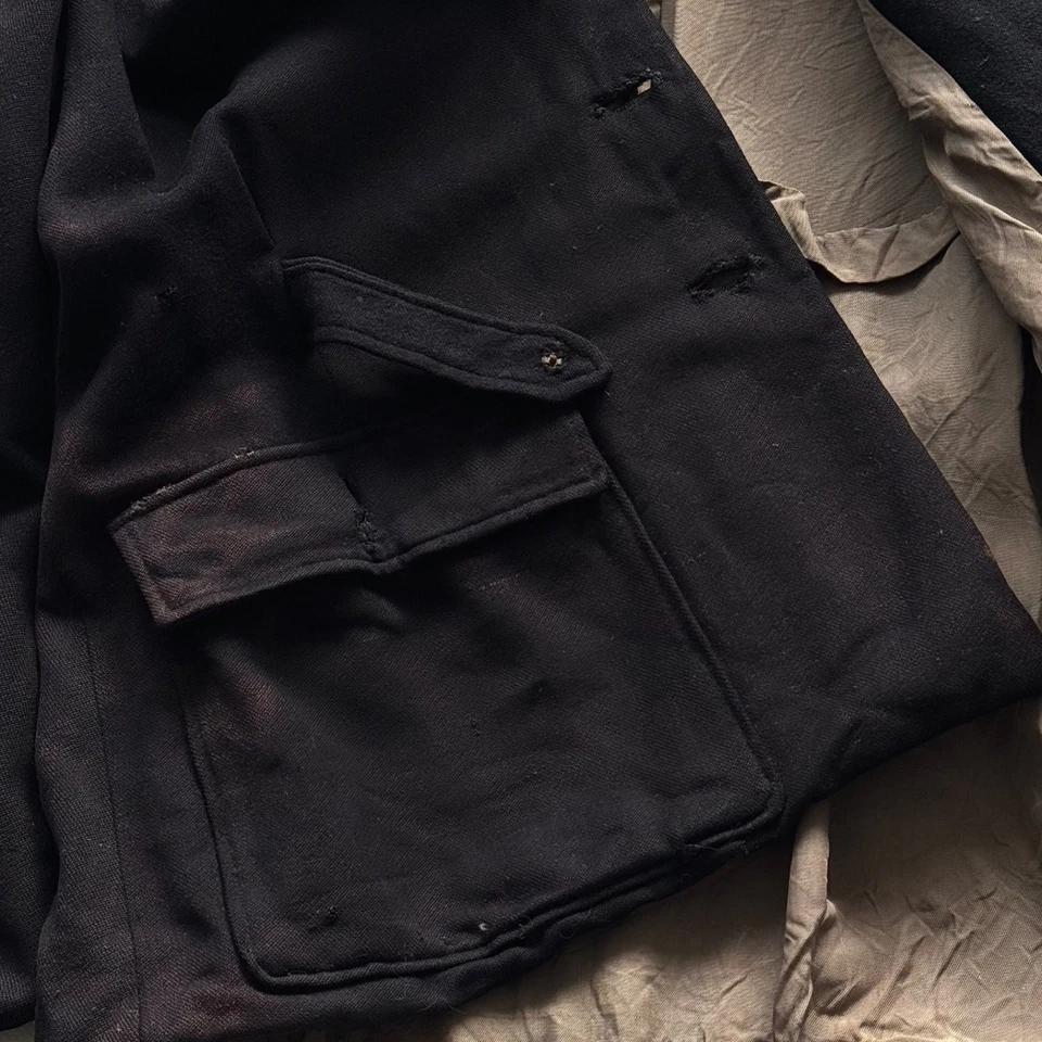 Chaqueta de lana descolorida antigua alemana vintage de los años 30 para mujer Foto 4 de 4