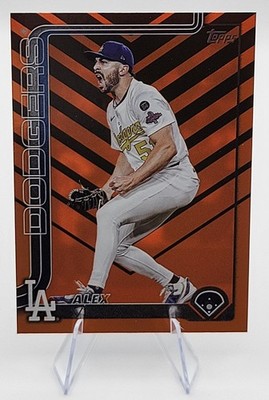 2025 Topps Update Orange and Black Foil #US239 Alex Vesia