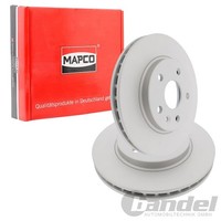 2X Mapco Bremsscheiben 296Mm BelÜFtet Vorne Passend FüR Chevrolet Malibu Opel IN