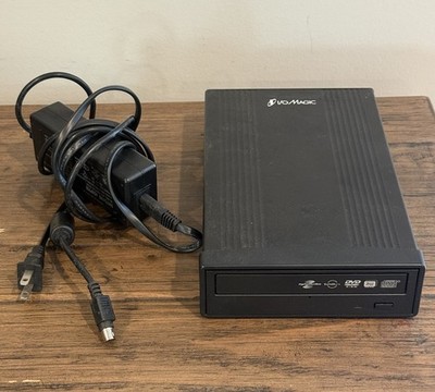 VivoMagic External USB DVD CD RW Drive Burner Lightscribe w Power Adapter