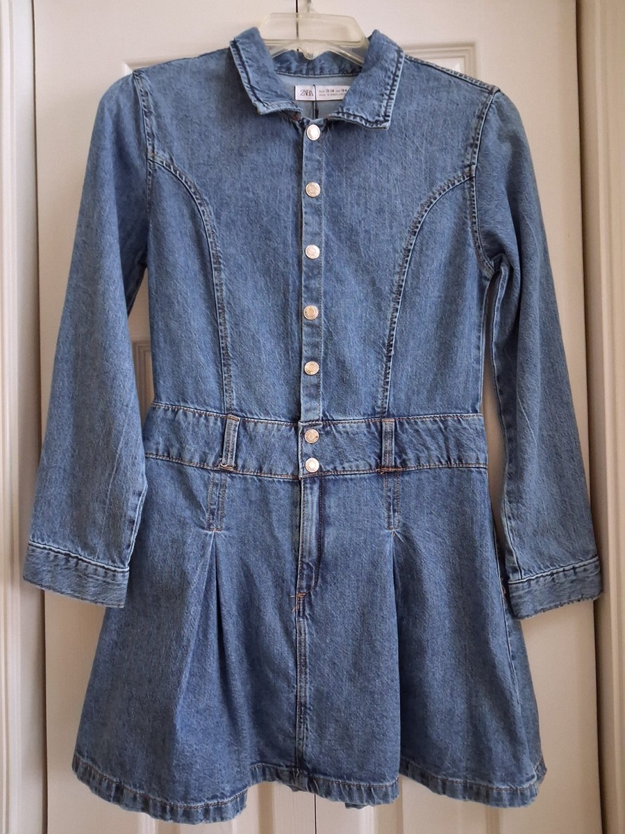 white christmas dresses The Resa Denim Shirt Dress with Frayed Hem