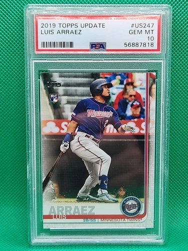 2019 Topps Update GEM MINT Luis Arraez #US247 (RC) Graded 10!   Rookie Sharp!!!