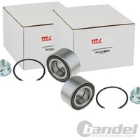 2X NTY RADLAGER-SATZ Vorne Beidseitig Passend FÜR Fiat 500 Panda Seicento Ford